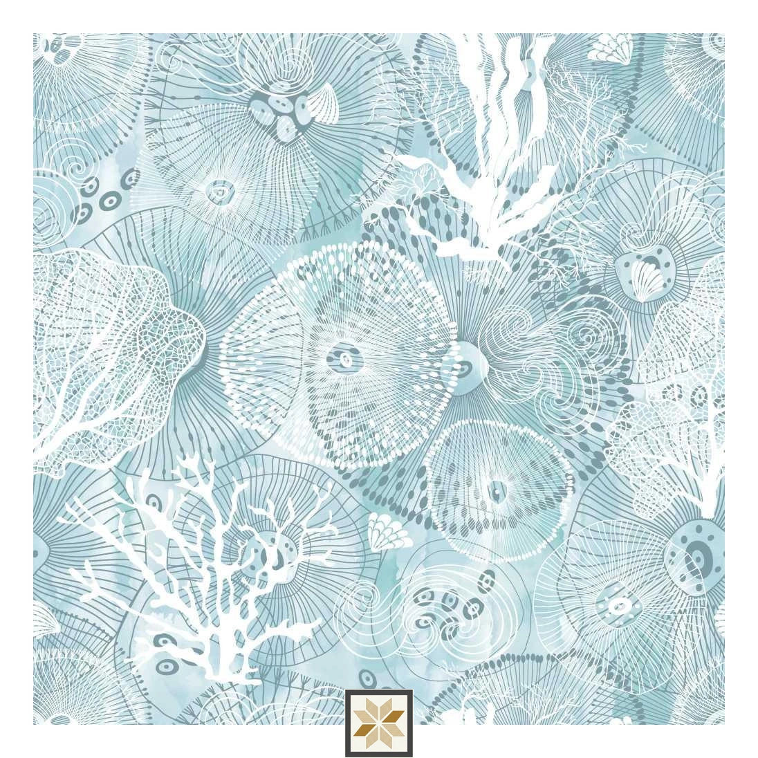 Multi Colour Pattern Wallpaper (40 inches width) : WP-31145-E