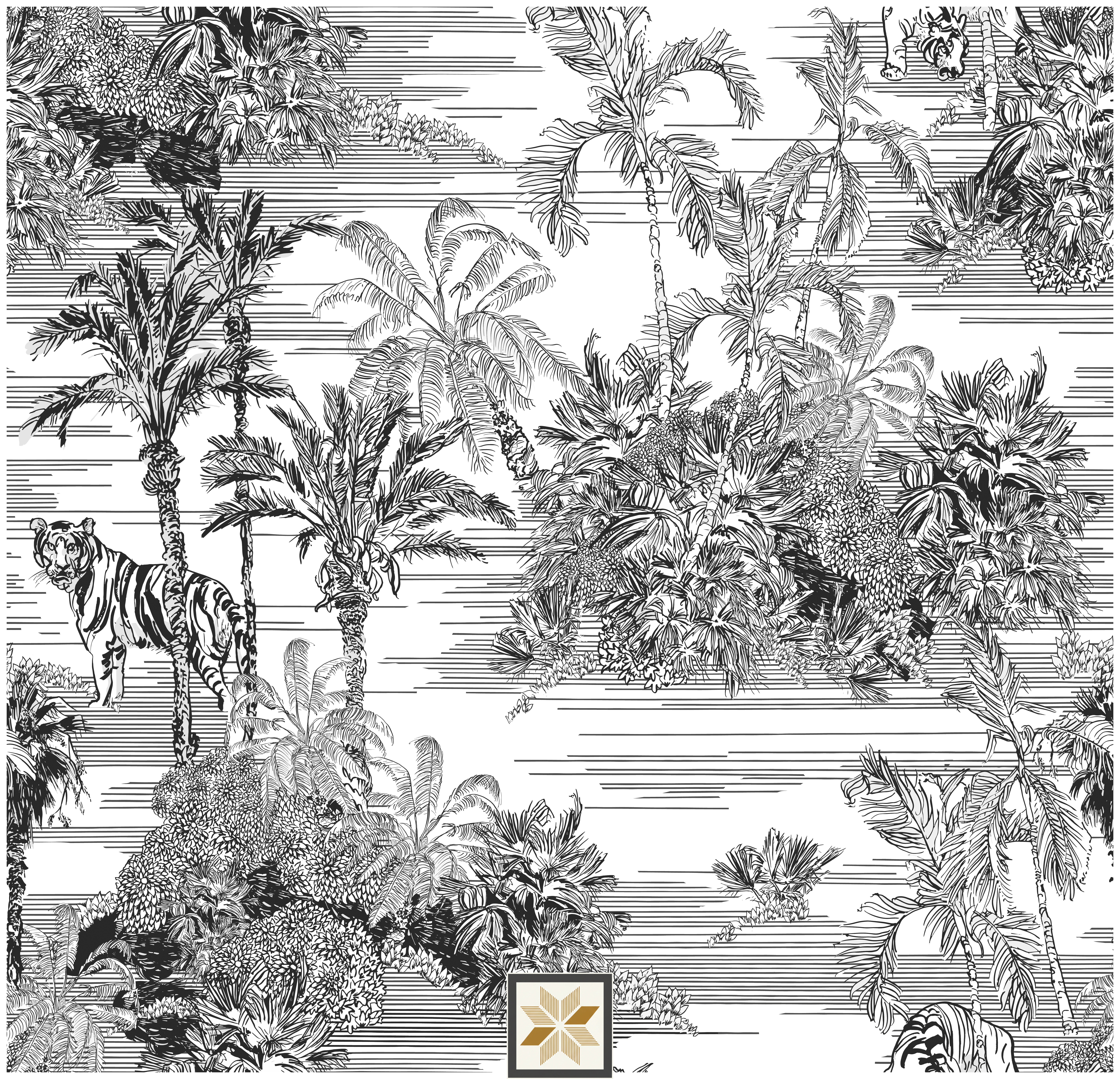 Green Nature Wallpaper (52 inches width) : WP-33078-C