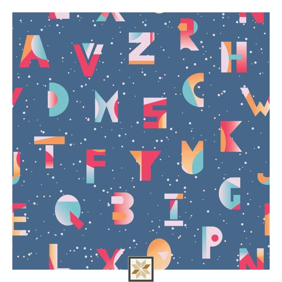 Multi Colour Pattern Wallpaper (40 inches width) : WP-32787-B