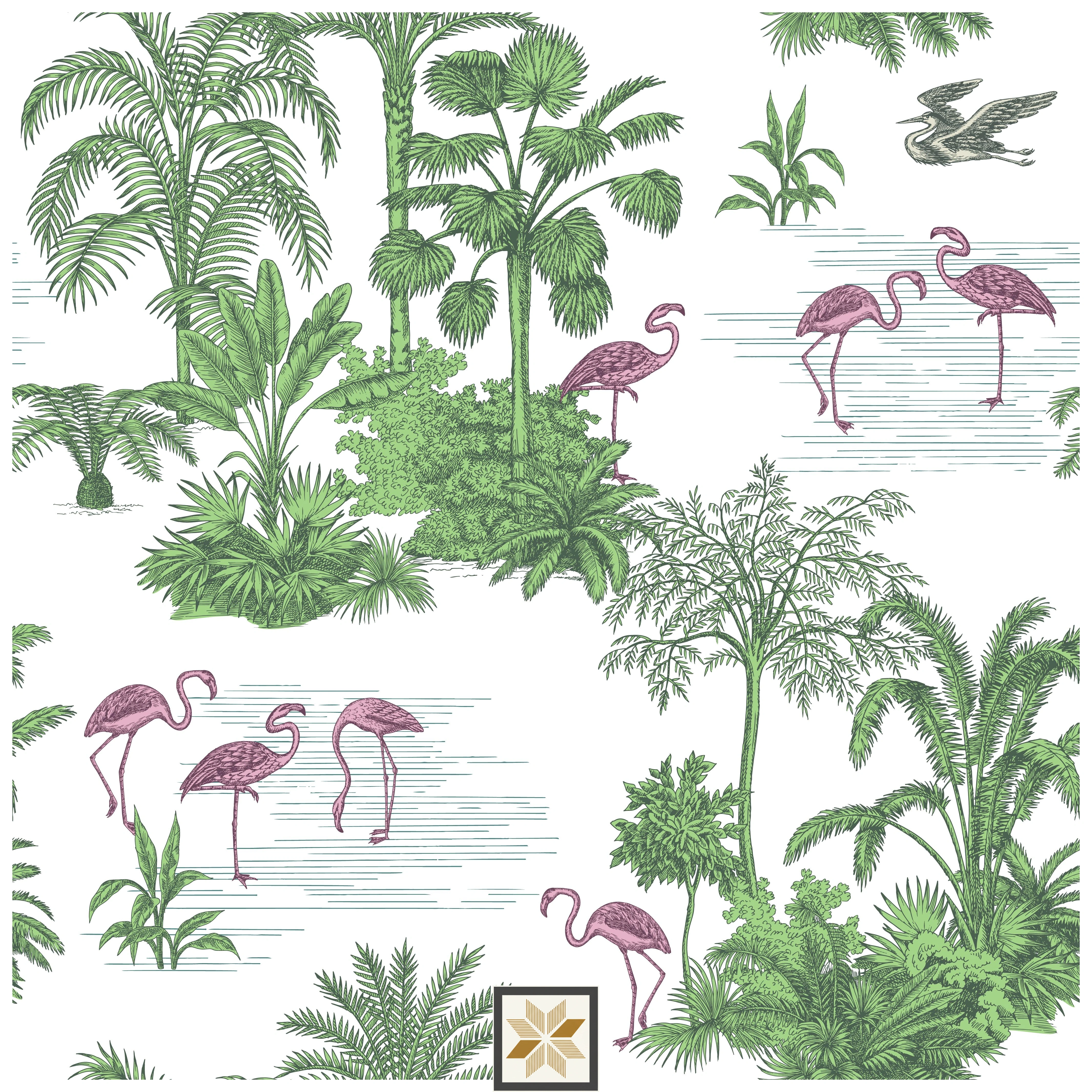 Green Nature Wallpaper (52 inches width) : WP-32994-C