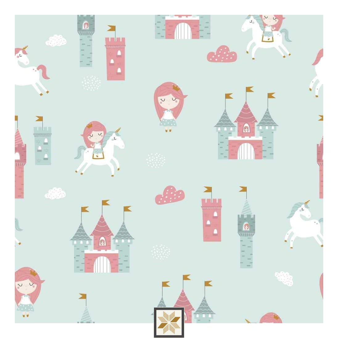 Multi Colour Abstract Wallpaper (50 inches width) : WP-31593-D