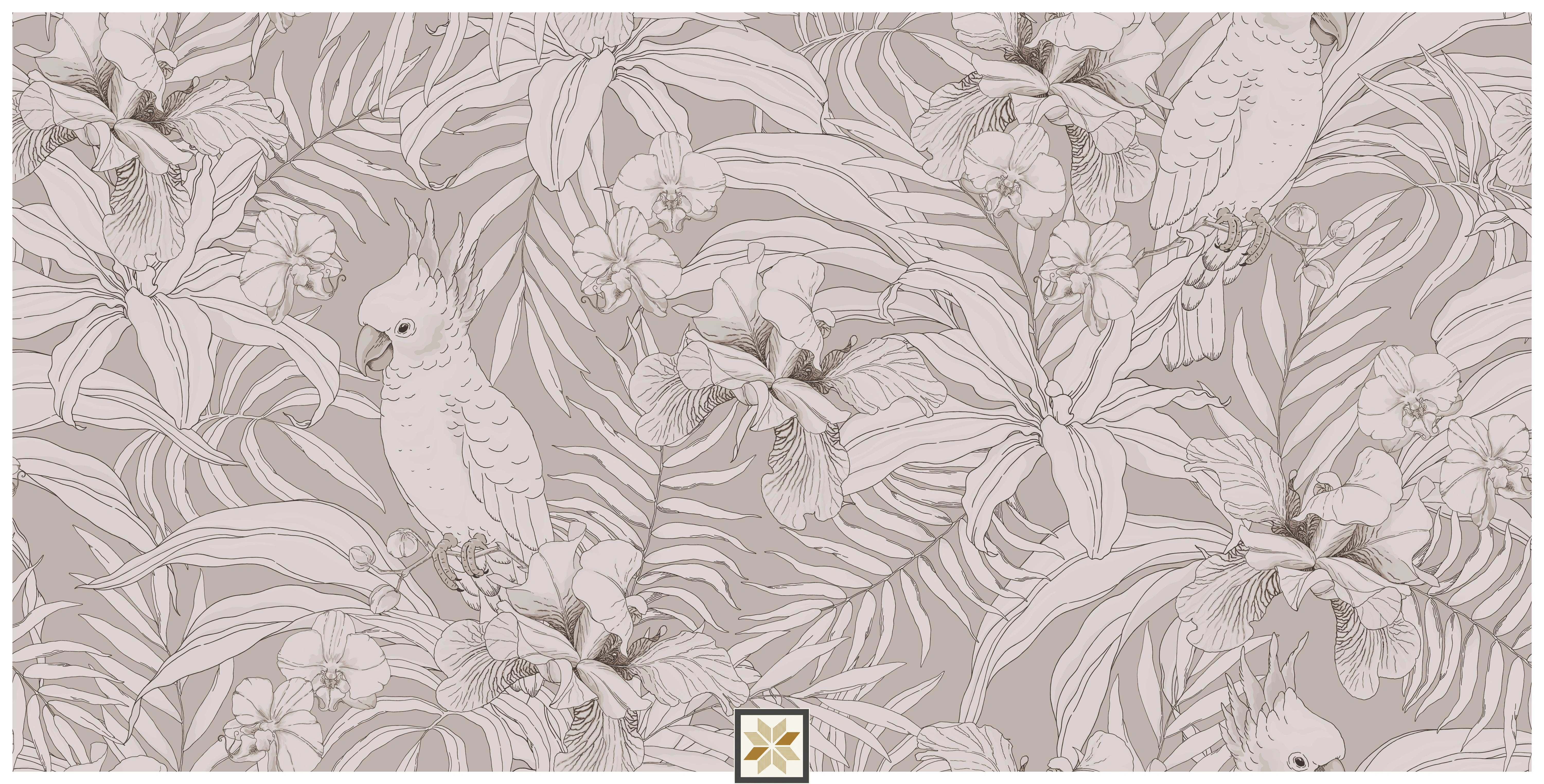 Green Nature Wallpaper (40 inches width) : WP-31550-E