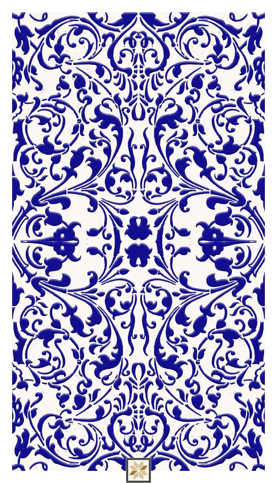 Multi Colour Pattern Wallpaper (40 inches width) : WP-32318-B