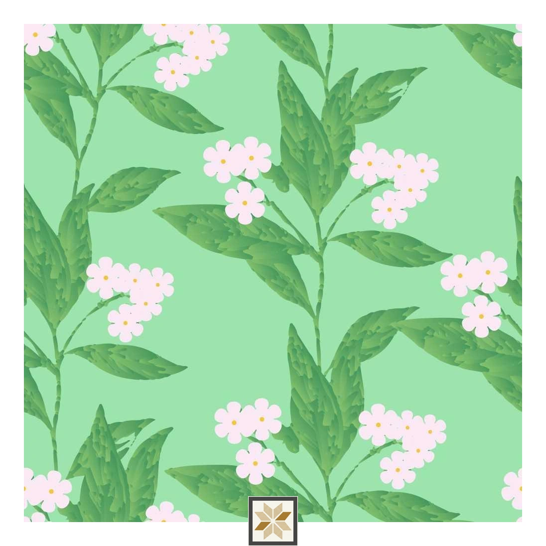 Multi Colour Flower Wallpaper (52 inches width) : WP-33499-C