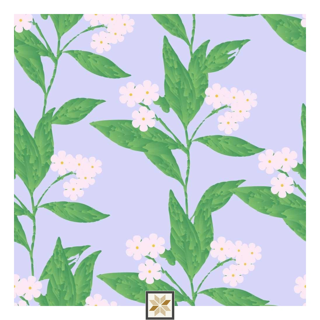 Multi Colour Flower Wallpaper (52 inches width) : WP-31394-C