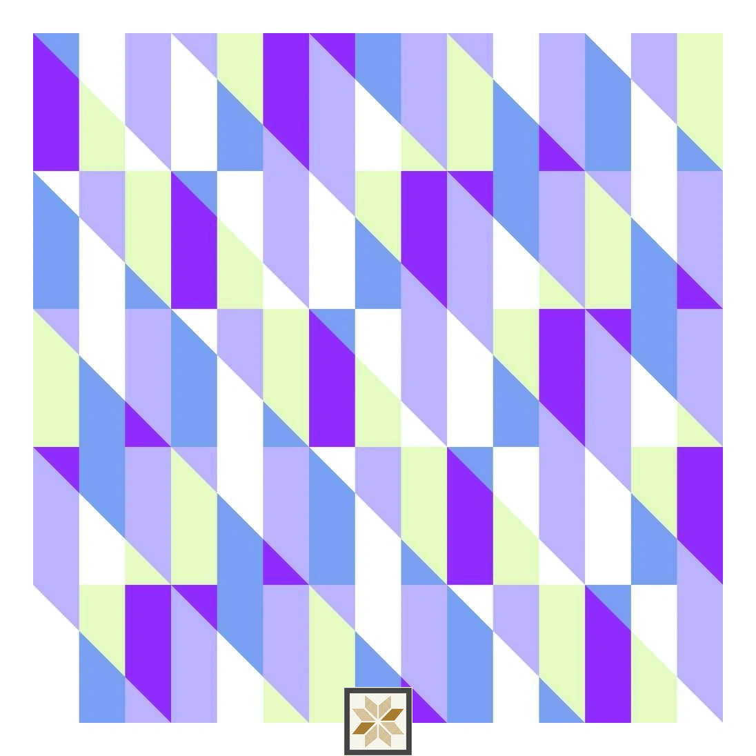 Multi Colour Abstract Wallpaper (52 inches width) : WP-31882-C