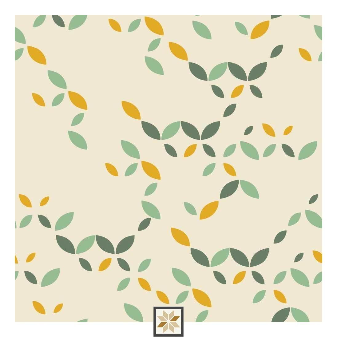 Multi Colour Pattern Wallpaper (40 inches width) : WP-31804-E