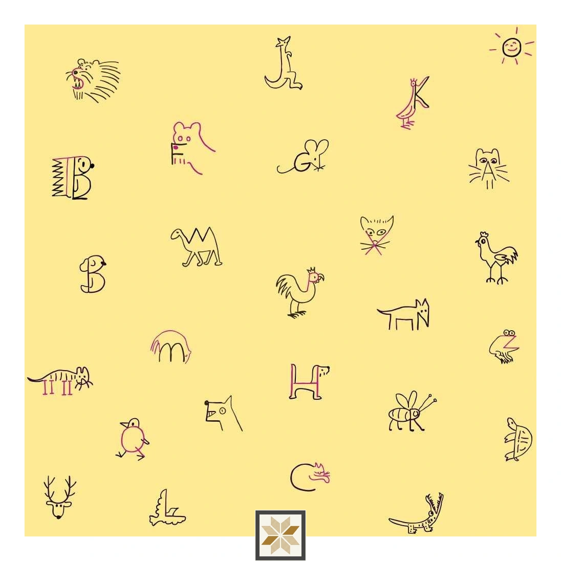 Multi Colour Pattern Wallpaper (40 inches width) : WP-31957-E