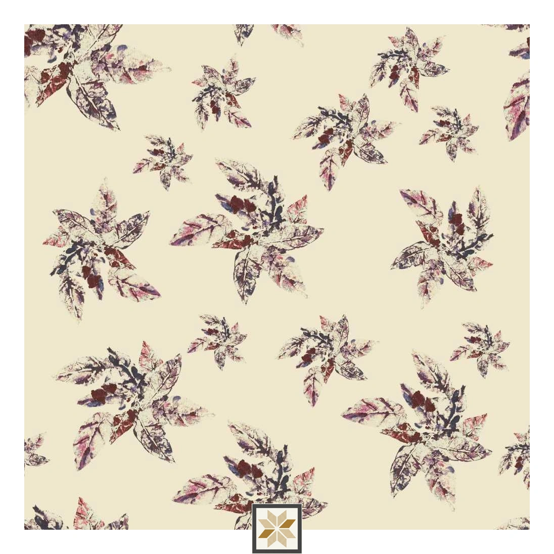 Multi Colour Flower Wallpaper (40 inches width) : WP-32279-B