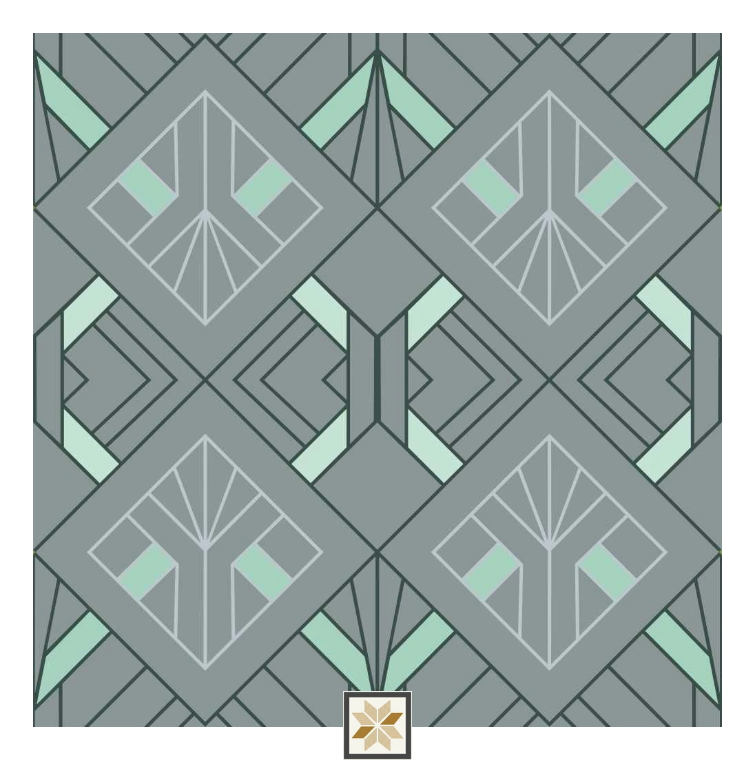 Multi Colour Shapes Wallpaper (50 inches width) : WP-32429-D