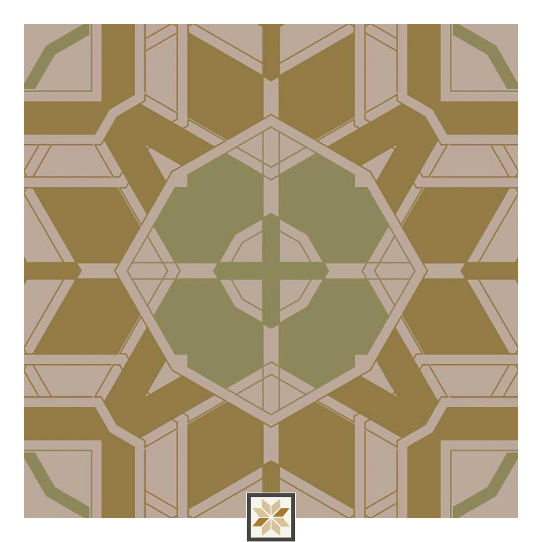 Multi Colour Pattern Wallpaper (50 inches width) : WP-32030-D