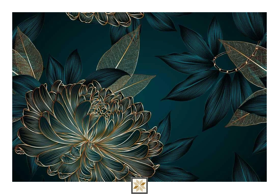 Multi Colour Flower Wallpaper (40 inches width) : WP-32850-B