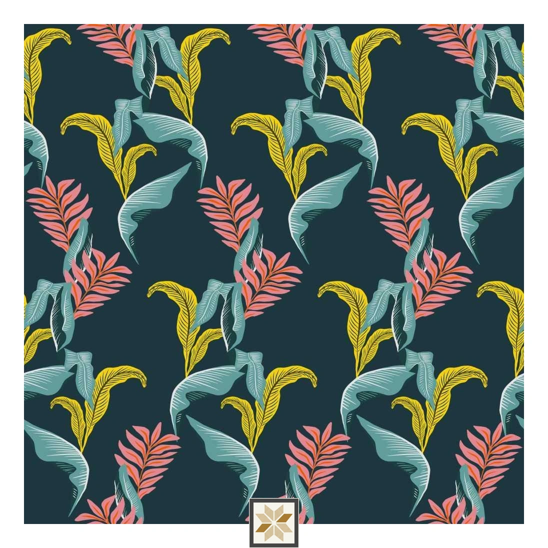 Multi Colour Flower Wallpaper (40 inches width) : WP-33321-B