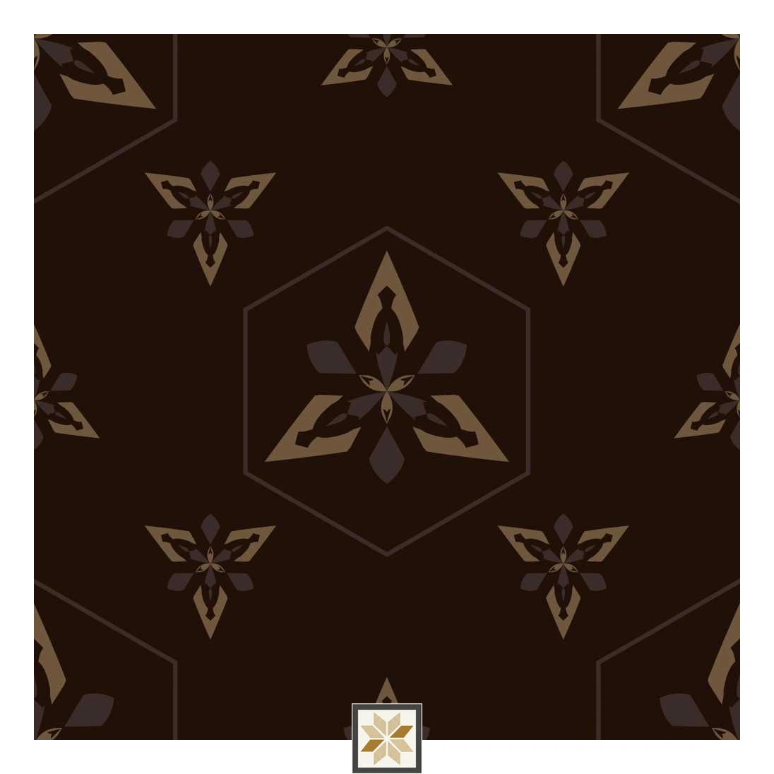 Multi Colour Pattern Wallpaper (40 inches width) : WP-33208-E