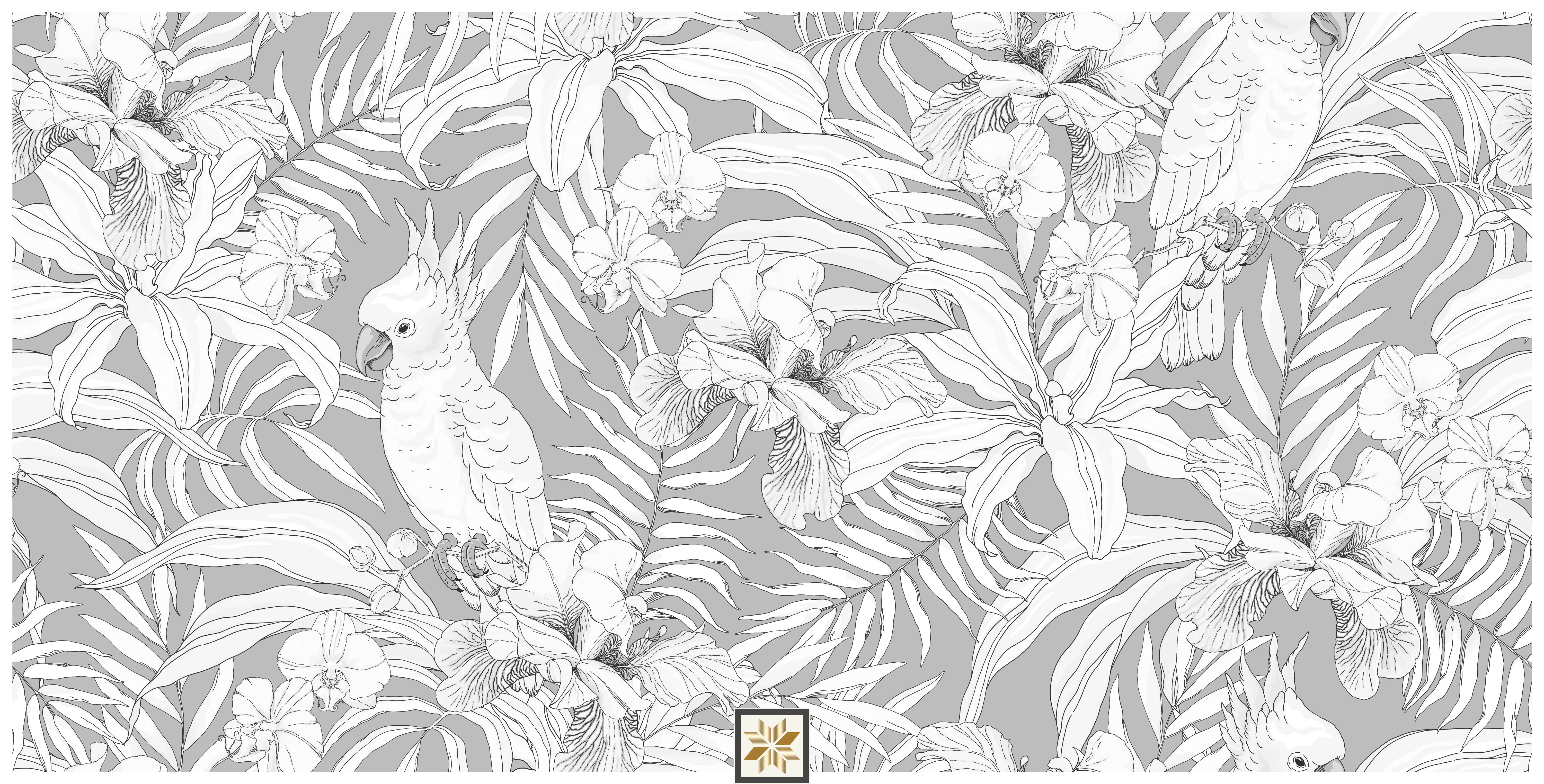 Green Nature Wallpaper (52 inches width) : WP-32251-C