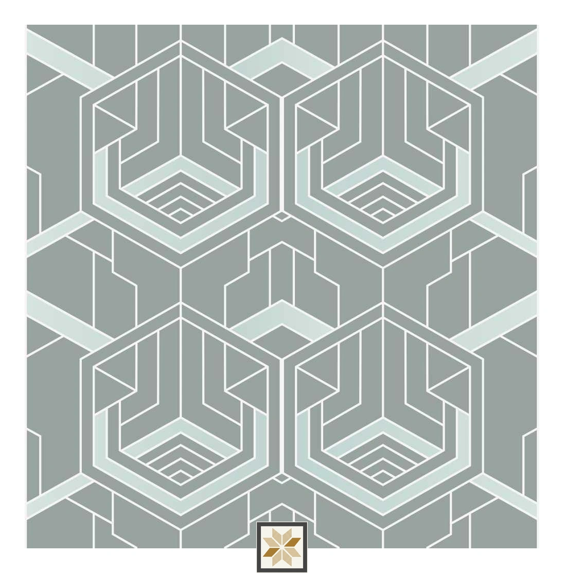 Multi Colour Shapes Wallpaper (40 inches width) : WP-32292-B