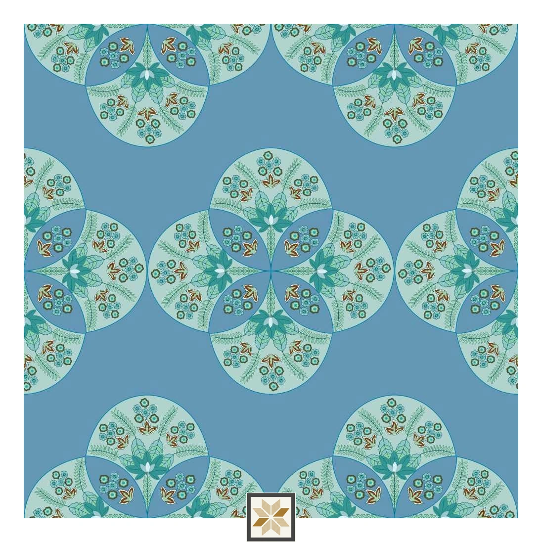 Multi Colour Pattern Wallpaper (52 inches width) : WP-32317-C