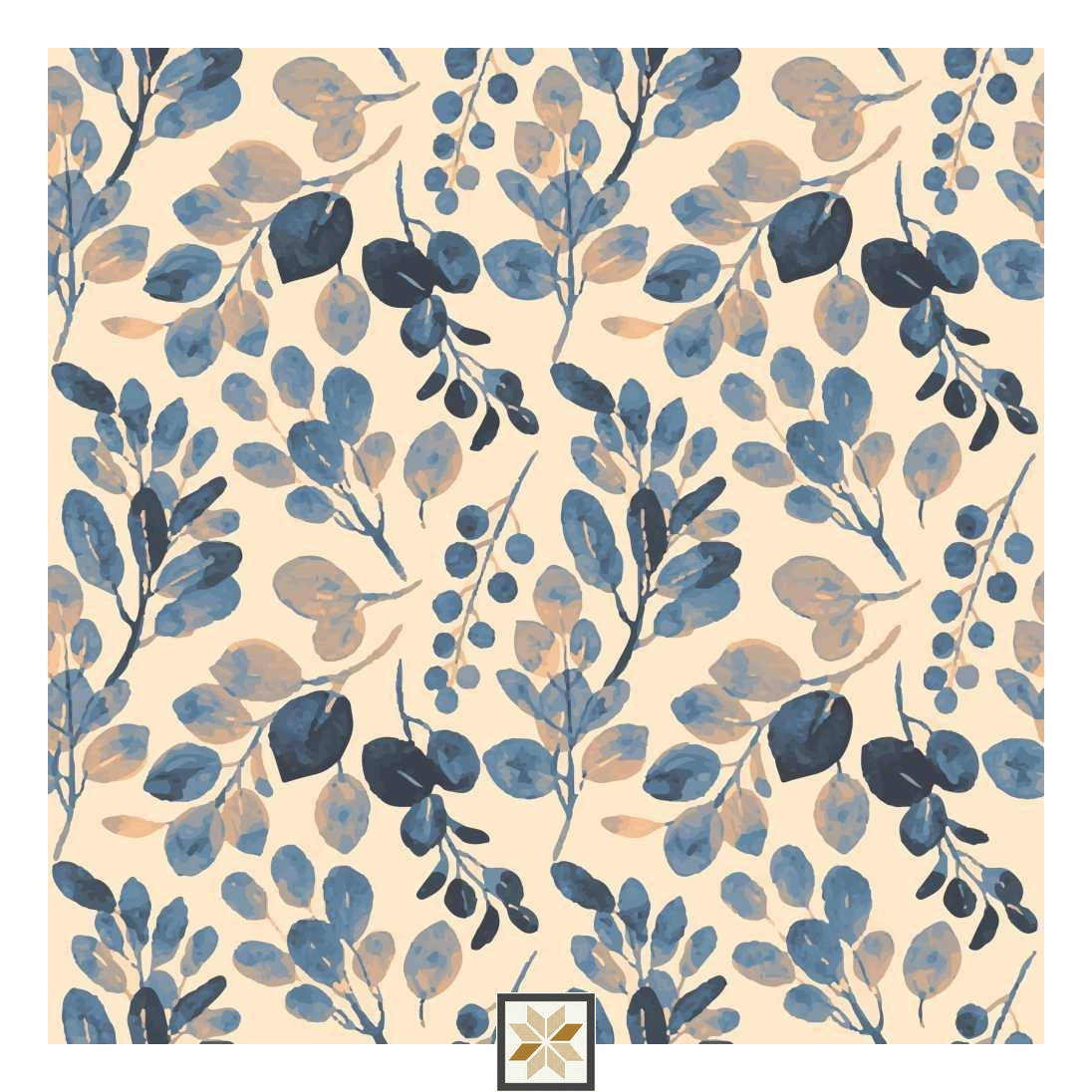 Multi Colour Flower Wallpaper (50 inches width) : WP-32724-D