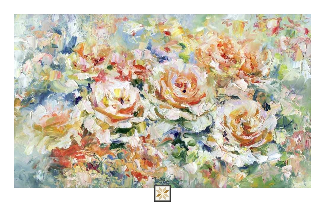 Multi Colour Flower Wallpaper (40 inches width) : WP-32470-B