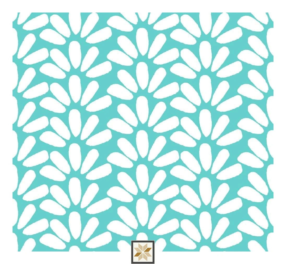 Multi Colour Flower Wallpaper (40 inches width) : WP-32606-B