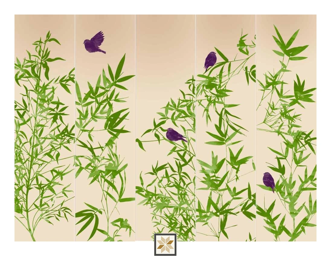 Multi Colour Flower Wallpaper (40 inches width) : WP-32619-B