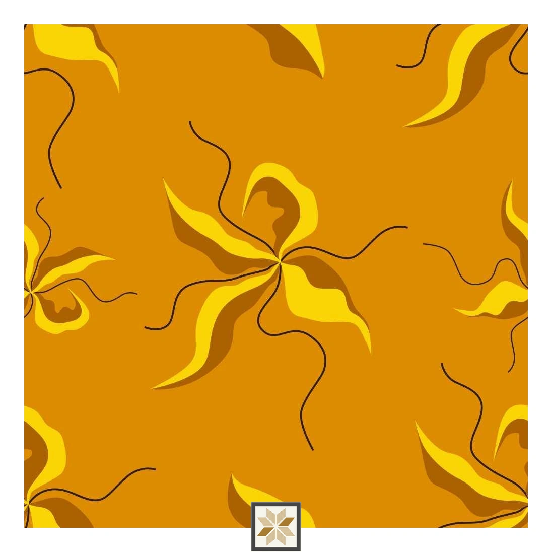 Multi Colour Flower Wallpaper (50 inches width) : WP-33066-D