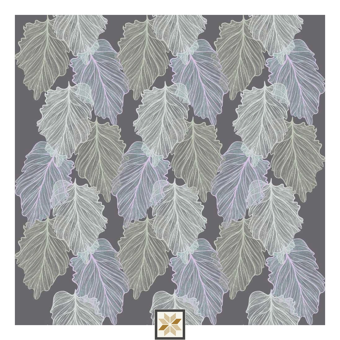 Multi Colour Flower Wallpaper (50 inches width) : WP-32652-D