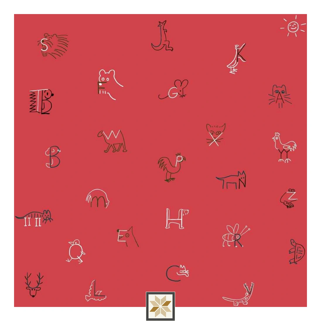 Multi Colour Pattern Wallpaper (40 inches width) : WP-33382-E