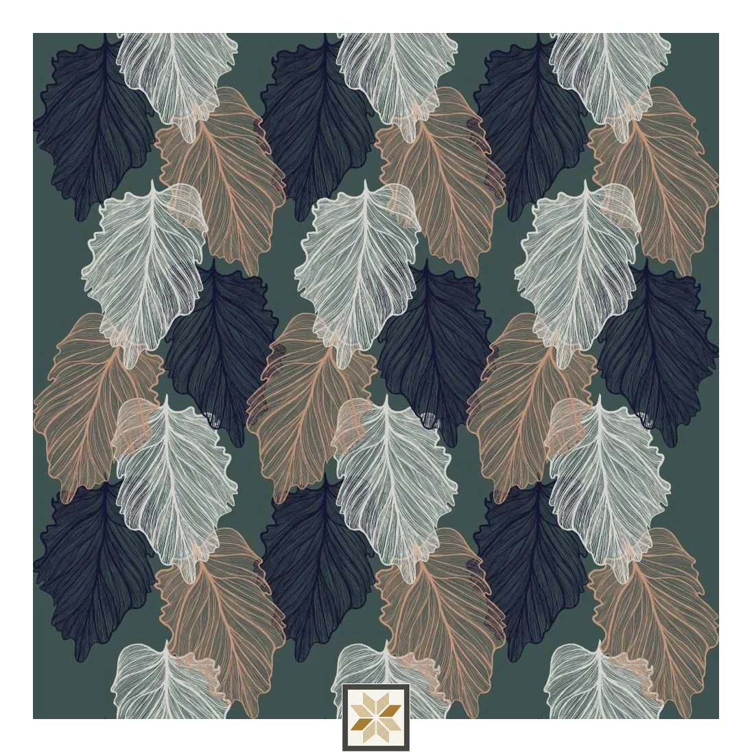 Multi Colour Flower Wallpaper (40 inches width) : WP-32902-B