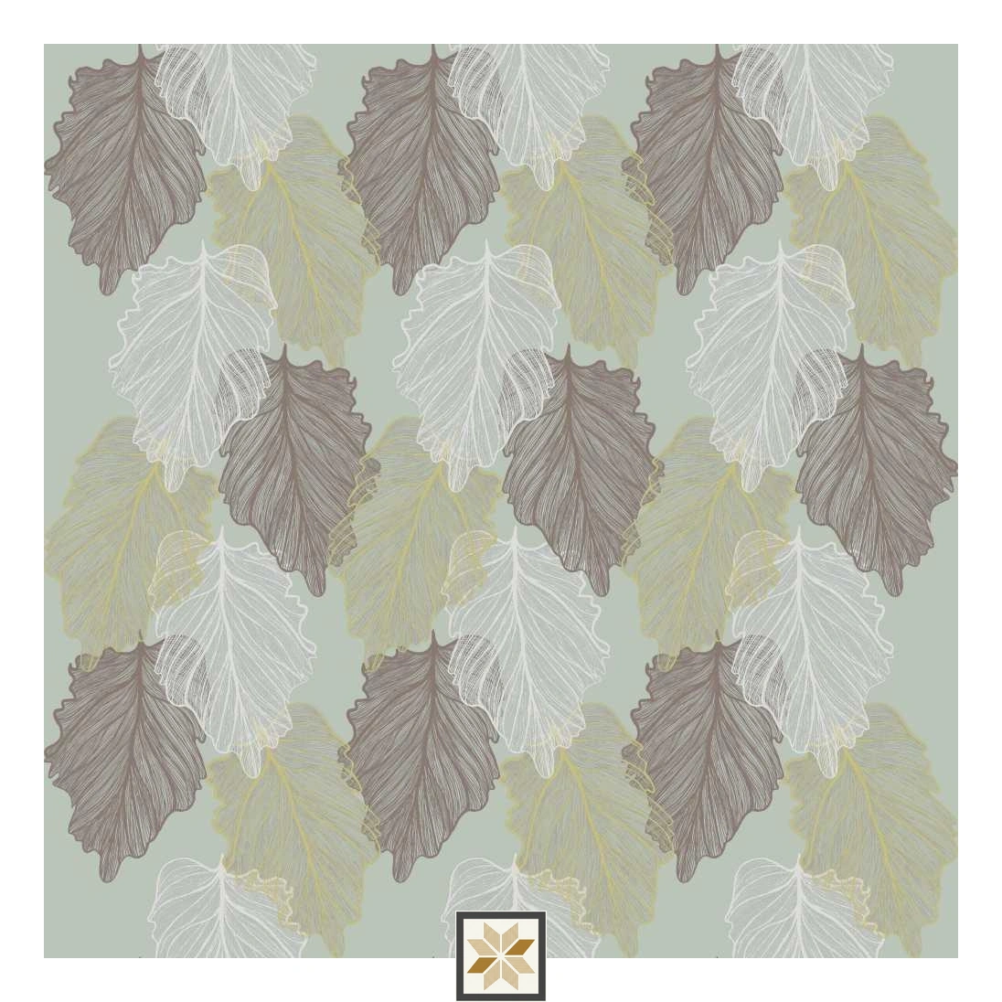 Multi Colour Flower Wallpaper (40 inches width) : WP-32751-B