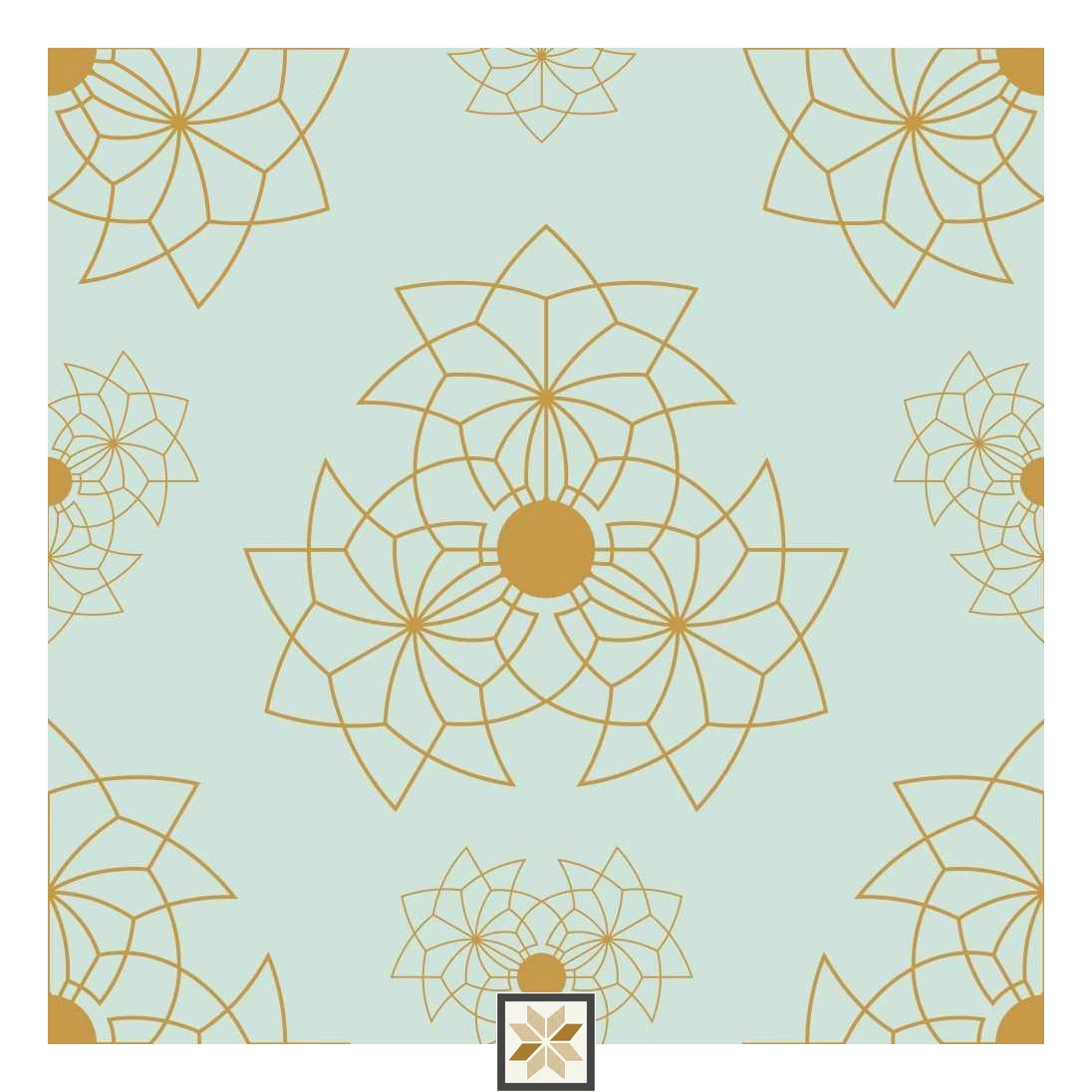 Multi Colour Pattern Wallpaper (52 inches width) : WP-32718-C