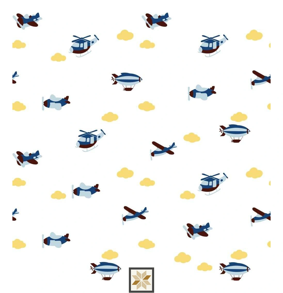 Multi Colour Pattern Wallpaper (40 inches width) : WP-32804-E