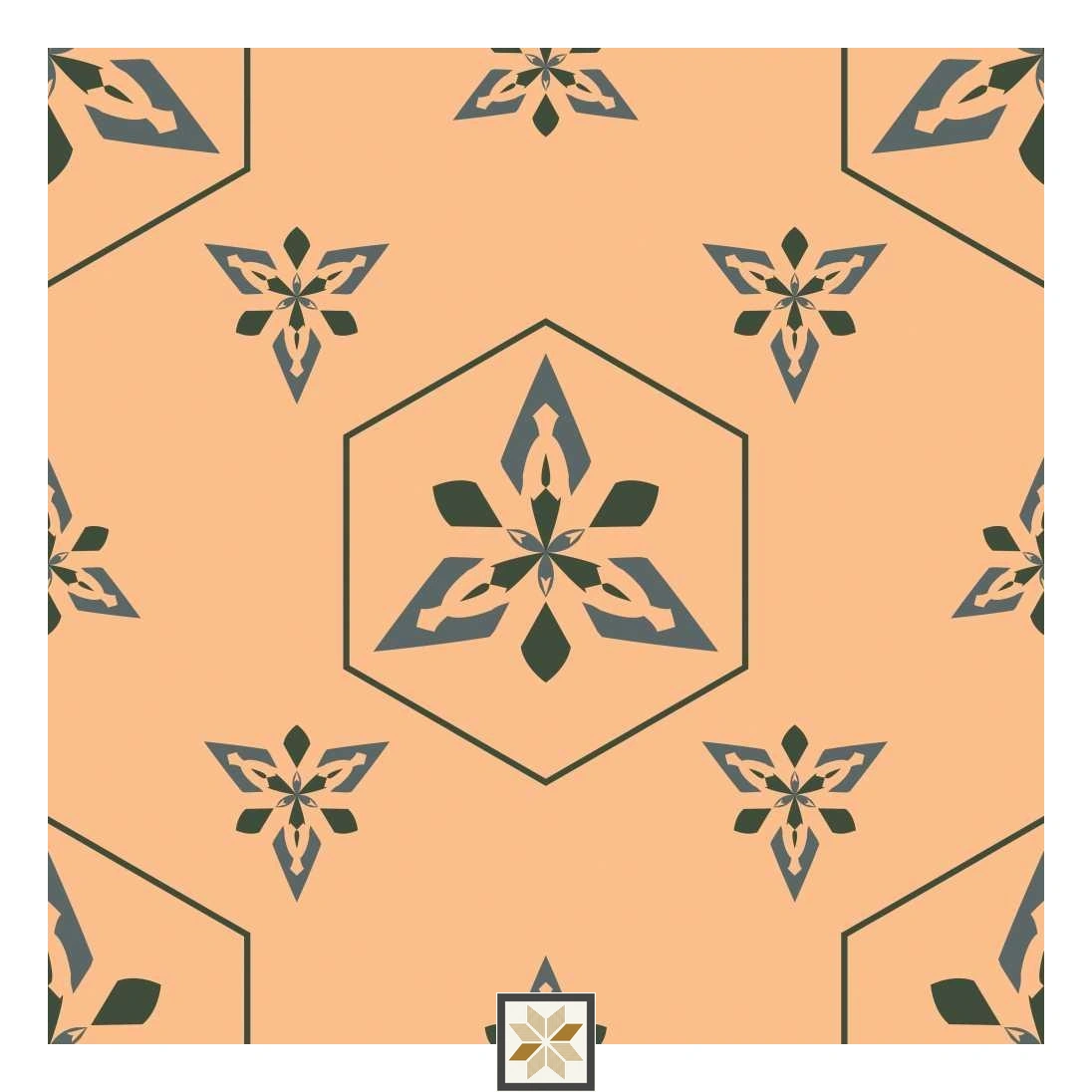 Multi Colour Pattern Wallpaper (40 inches width) : WP-32821-E