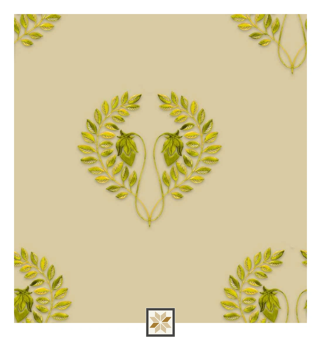 Multi Colour Royal Traditional Wallpaper (50 inches width) : WP-32866-D