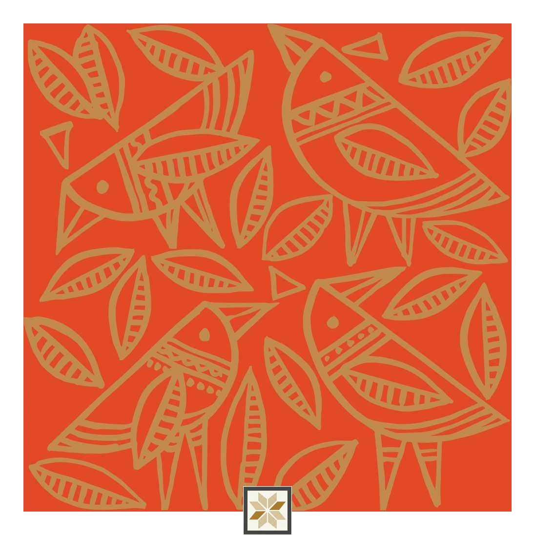 Multi Colour Wildlife Wallpaper (50 inches width) : WP-32903-D