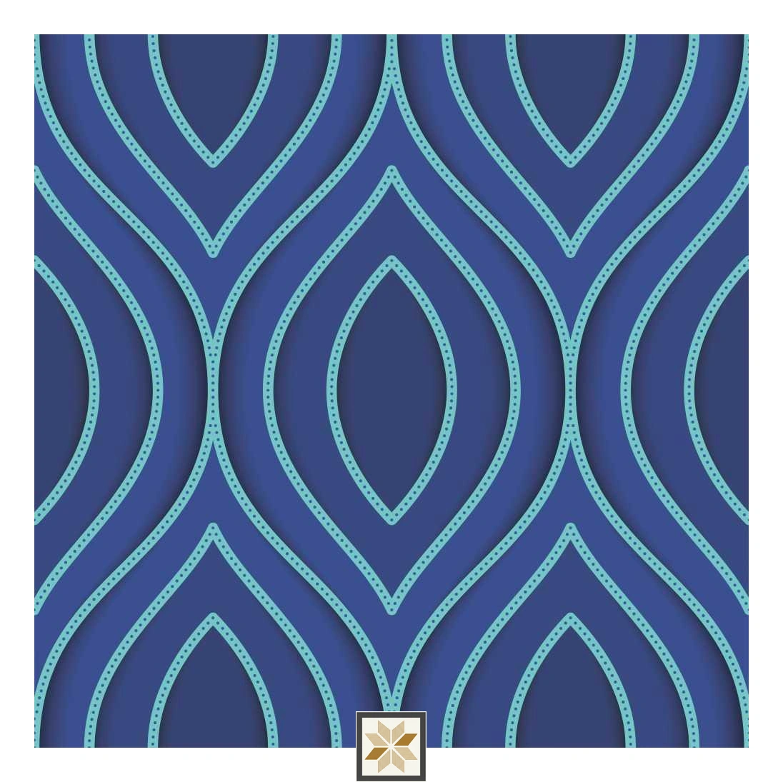 Multi Colour Pattern Modern Wallpaper (40 inches width) : WP-33004-E