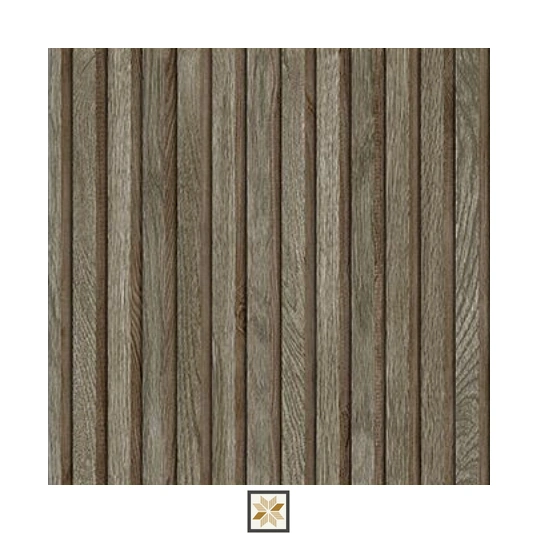 Brown Woodgrain PVC(Vinyl) Wallpaper (529 inches width) : WP-33041-B