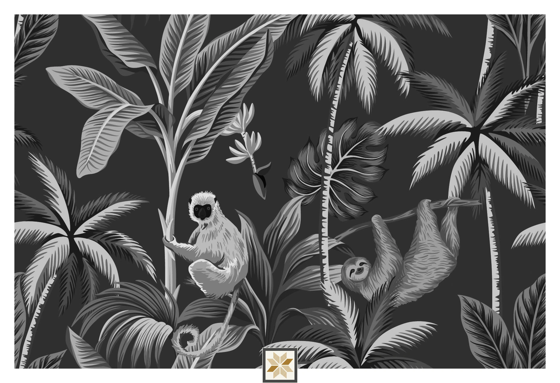 Green Nature Wallpaper (52 inches width) : WP-33077-C