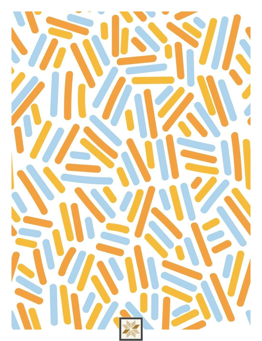 Multi Colour Pattern Wallpaper (40 inches width) : WP-33385-E