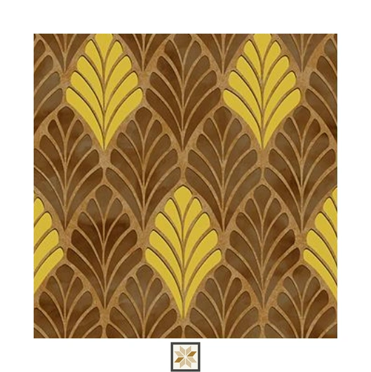 Multi Colour Flower PVC(Vinyl) Wallpaper (529 inches width) : WP-33567-C