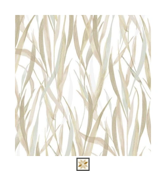 Cream Tropical Wallpaper (533.4 inches width) : WP-34002-B