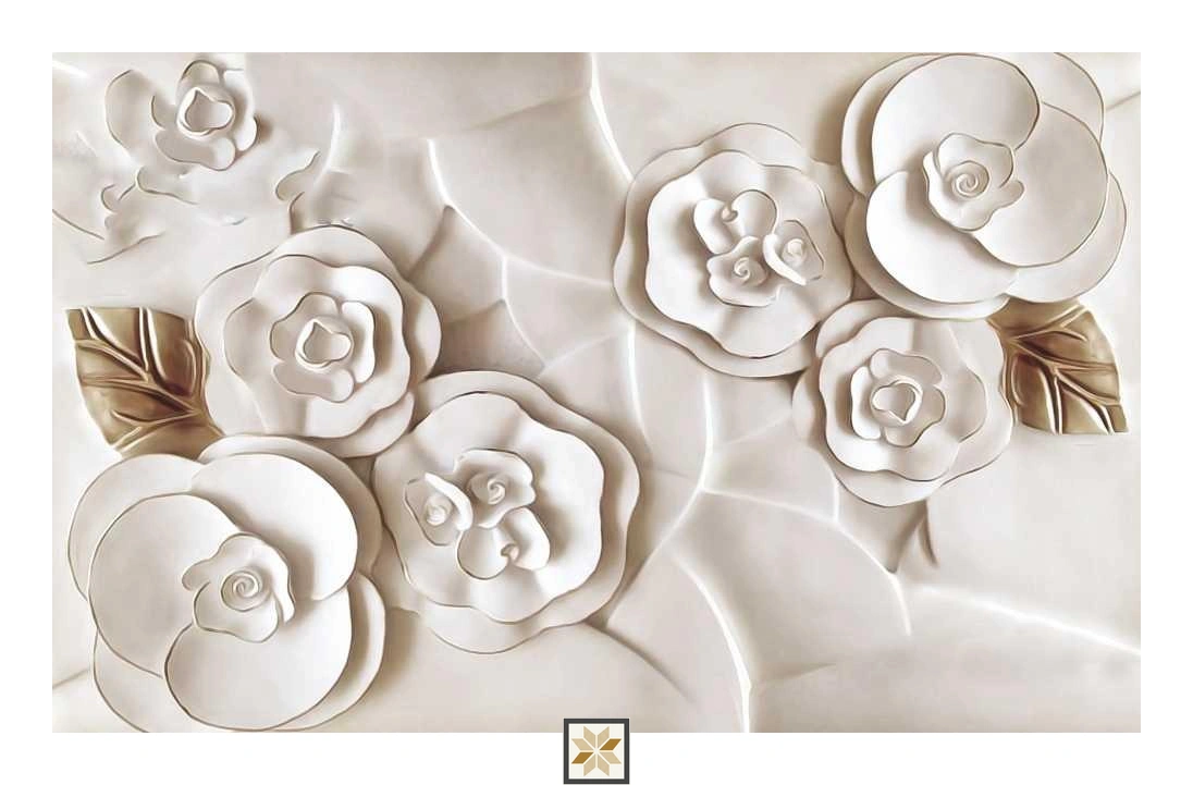 Multi Colour Flower Wallpaper (50 inches width) : WP-33500-C