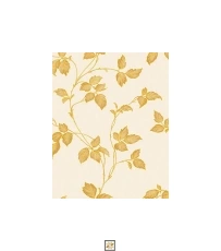 Yellow Flower PVC(Vinyl) Wallpaper (529 inches width) : WP-33350-E