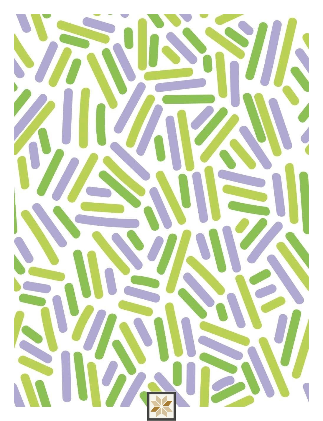 Multi Colour Pattern Wallpaper (40 inches width) : WP-33357-B