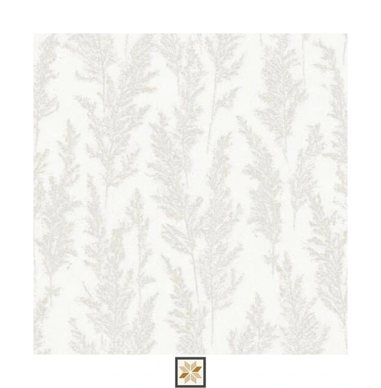 White Tropical Wallpaper (533.4 inches width) : WP-33364