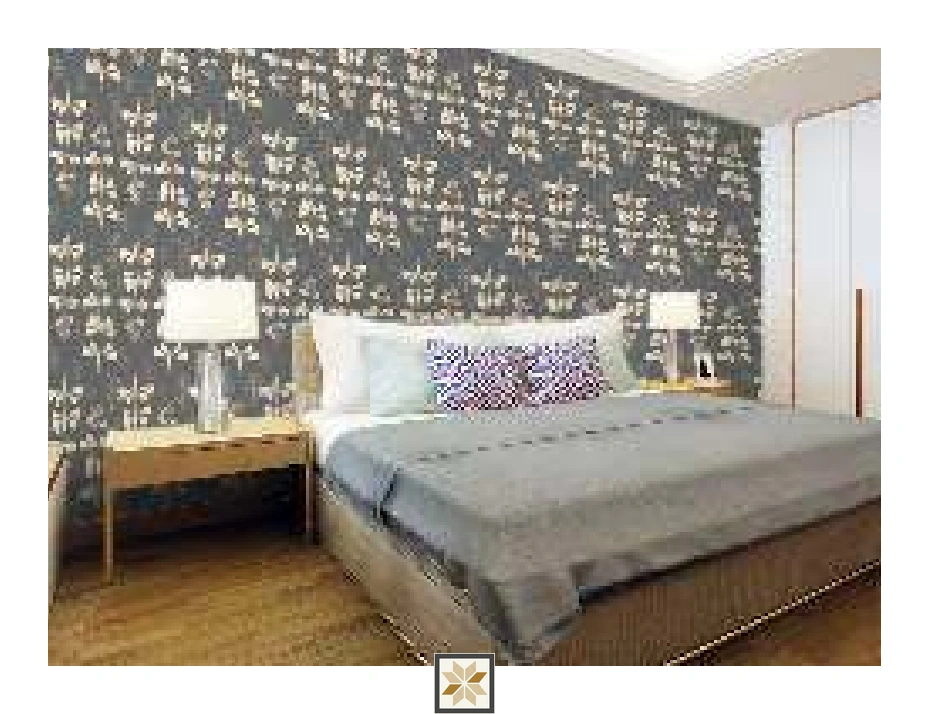 Multi Colour Flower Wallpaper (40 inches width) : WP-33752-E