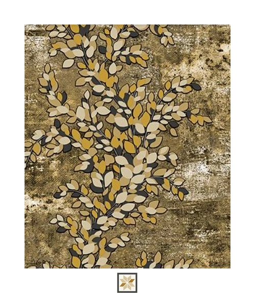 Multi Colour Flower PVC(Vinyl) Wallpaper (529 inches width) : WP-33689-D