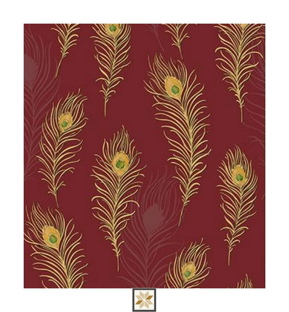 Multi Colour Pattern PVC(Vinyl) Wallpaper (529 inches width) : WP-34222-C