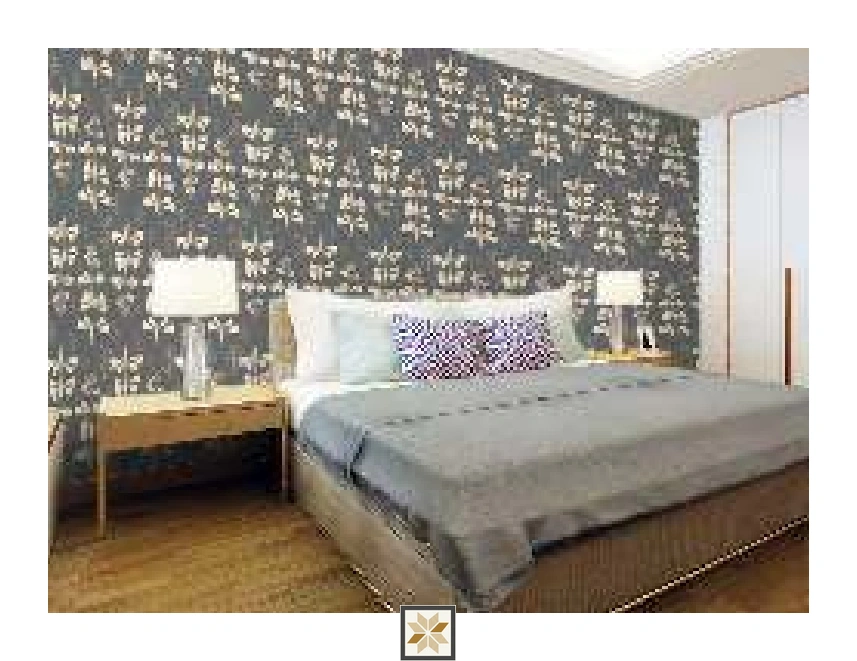 Multi Colour Flower Wallpaper (50 inches width) : WP-33752-D