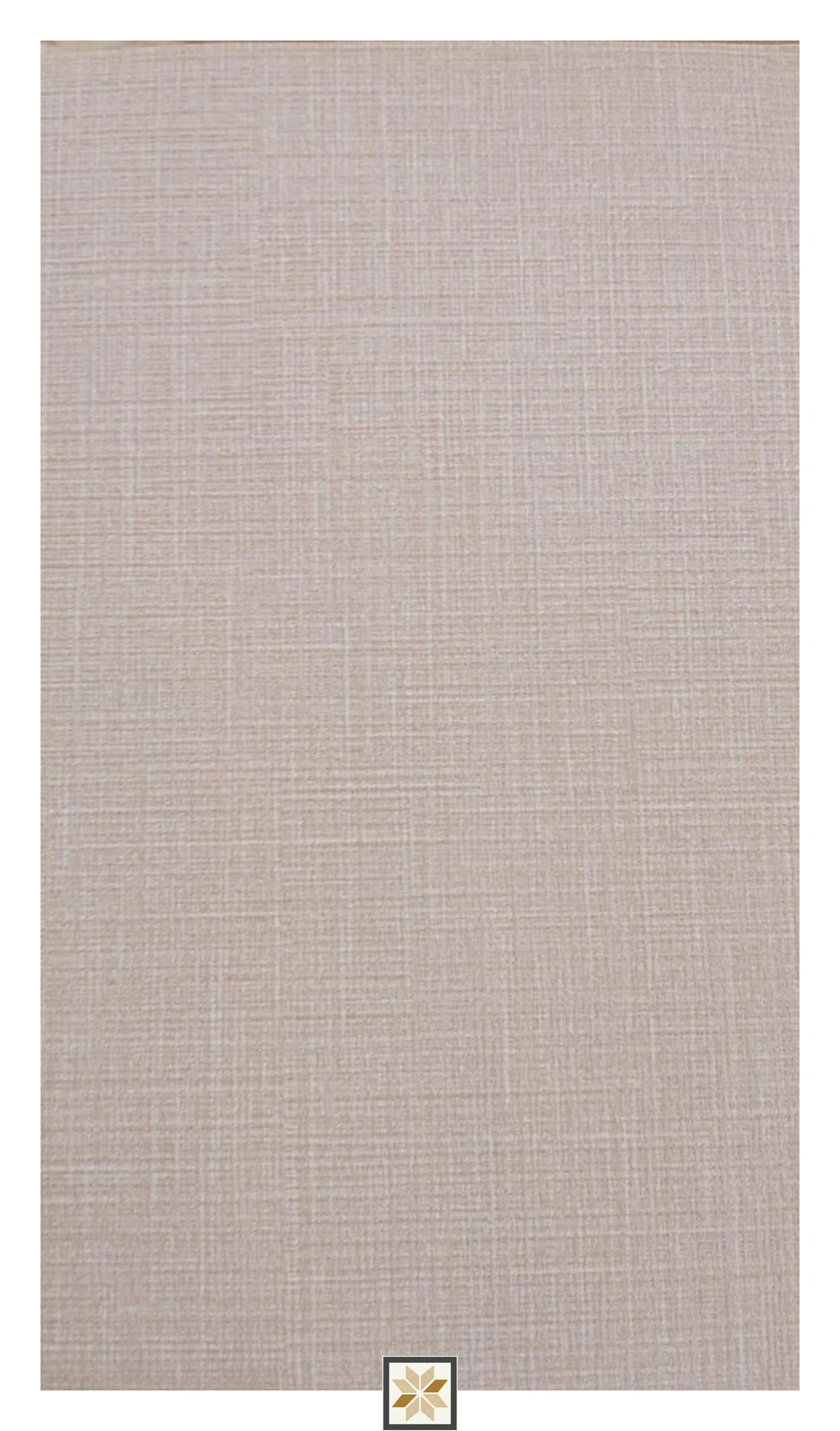 Brown Fabric PVC(Vinyl) Wallpaper (533.4 inches width) : WP-33801-F
